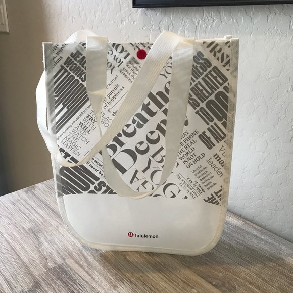 lululemon athletica Other - Lululemon White Shopping Bag